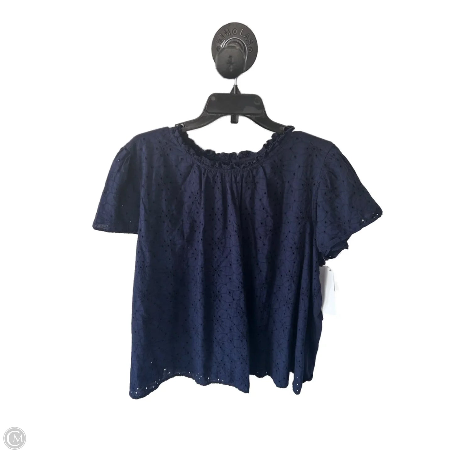 Top Short Sleeve By Lane Bryant In Blue, Size: 3x