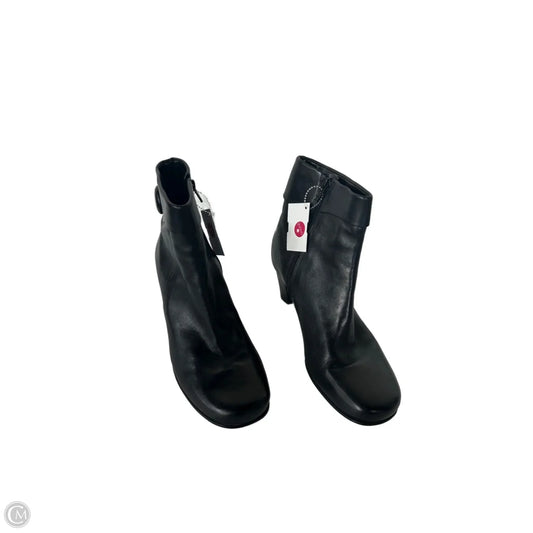 Boots Ankle Heels By Ecco In Black, Size: 9