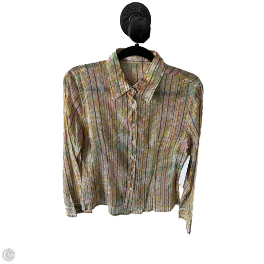 Top Long Sleeve By Clothes Mentor In Yellow, Size: S