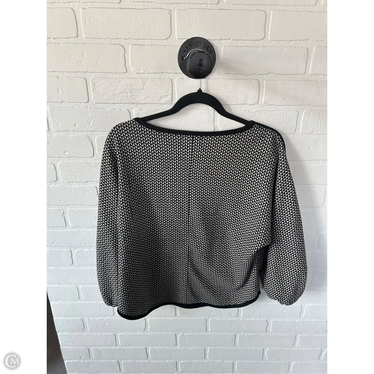 Top Long Sleeve By Max Studio In Black, Size: Xs