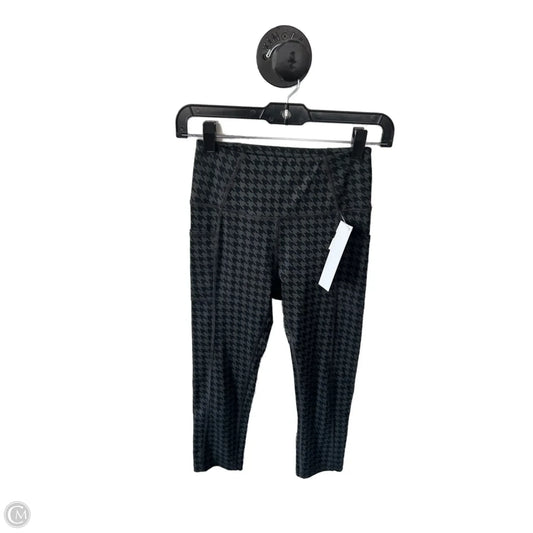 Athletic Leggings By Gottex In Black & Grey, Size: Xs