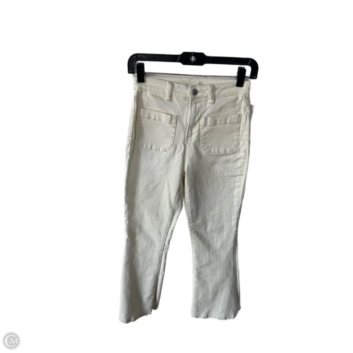 Jeans Boot Cut By Chelsea And Violet In Cream Denim, Size: 2