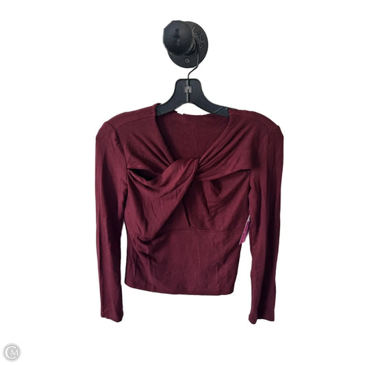 Top Long Sleeve By Walter Baker In Red, Size: S