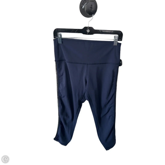 Athletic Leggings By Lululemon In Black & Blue, Size: 10