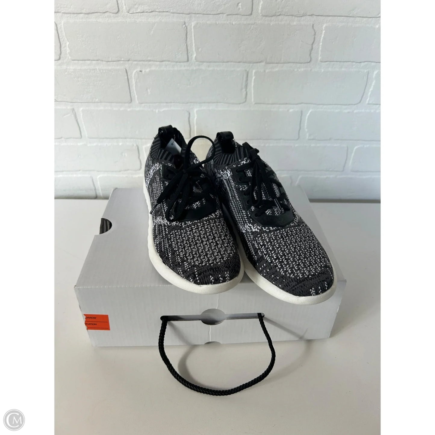 Shoes Sneakers By Aldo In Black & Grey, Size: 7.5