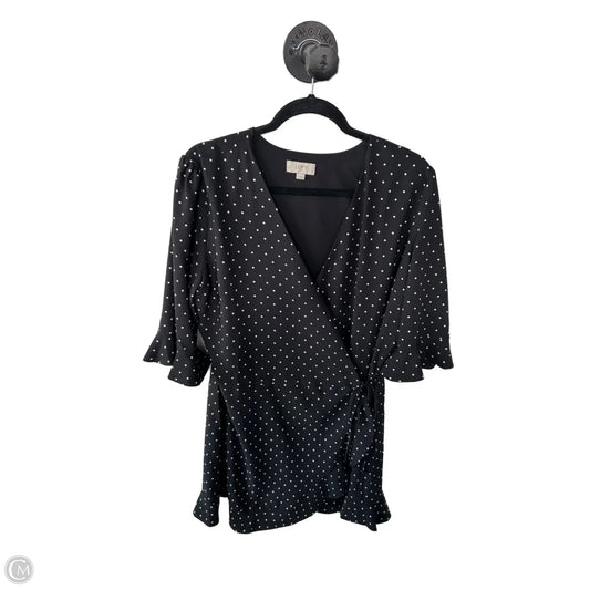 Dress Casual Short By Loft In Black & White, Size: L