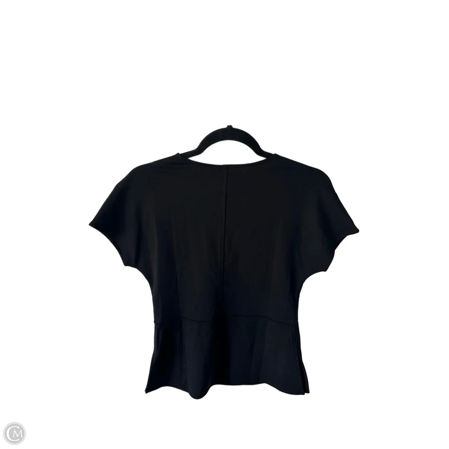 Top Short Sleeve By Ann Taylor In Black, Size: Xs