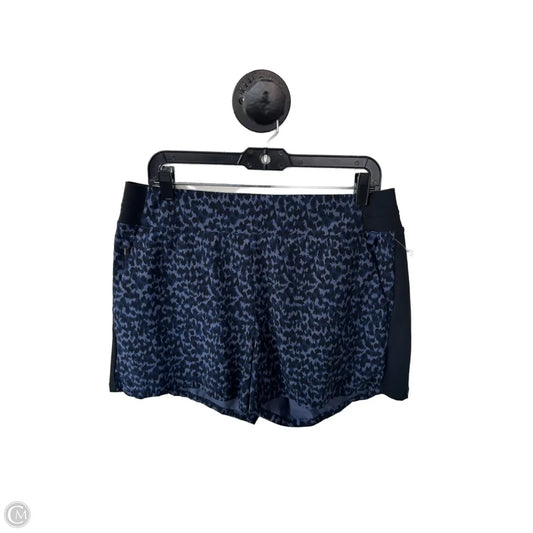 Athletic Shorts By Athleta In Black & Blue, Size: 14
