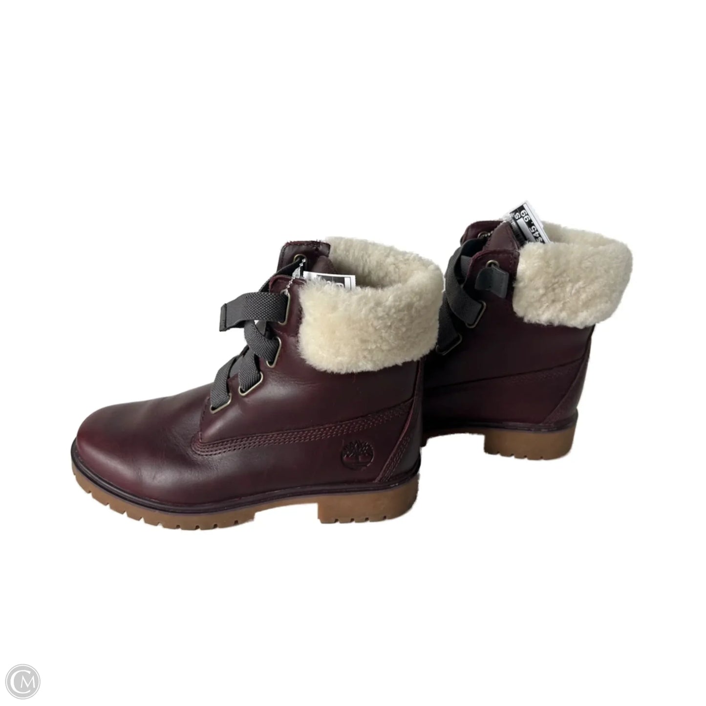 Boots Ankle Flats By Timberland In Red, Size: 7