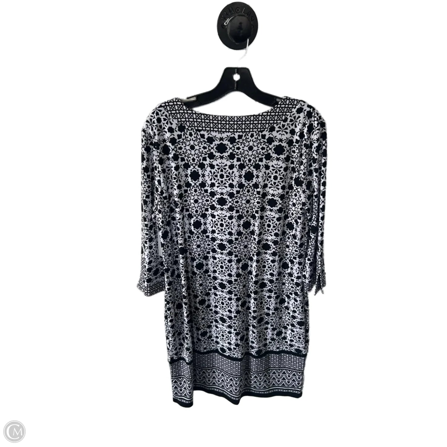 Dress Work By Liz Claiborne In Black & White, Size: L