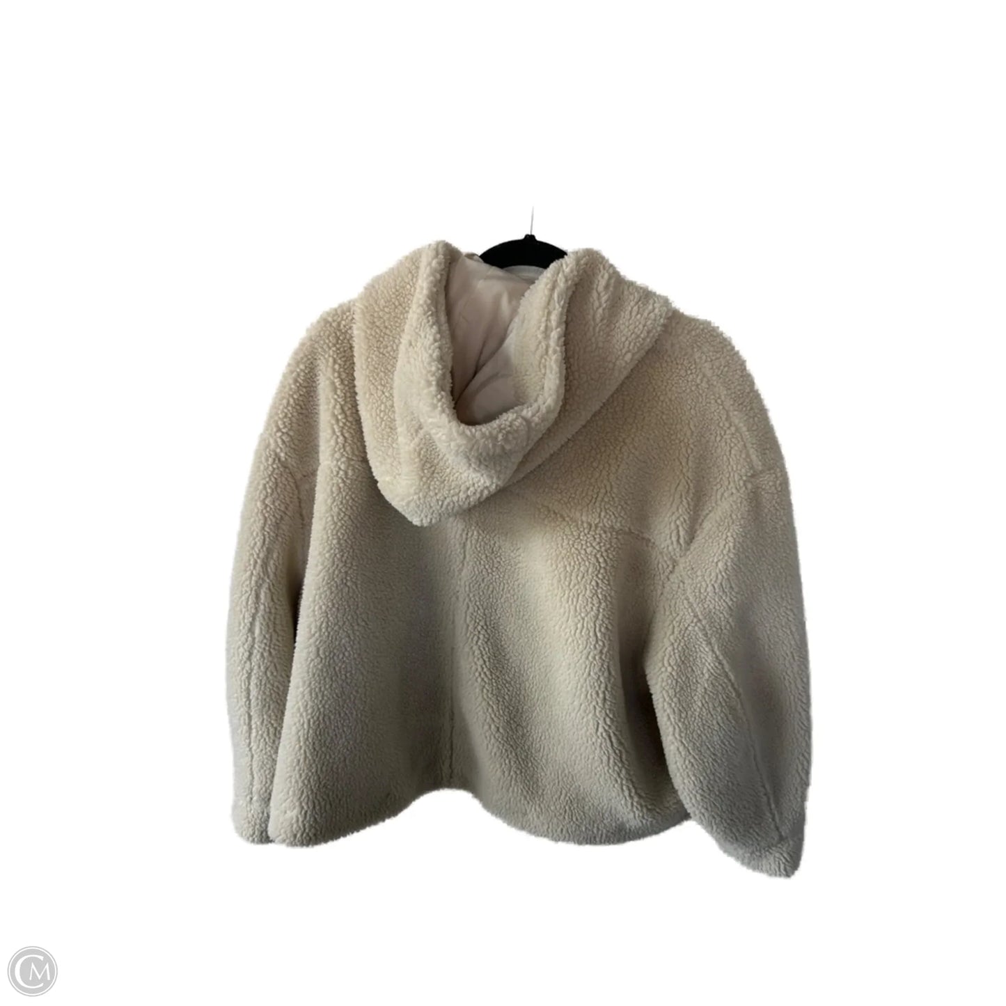 Jacket Fleece By Zara In Tan, Size: L