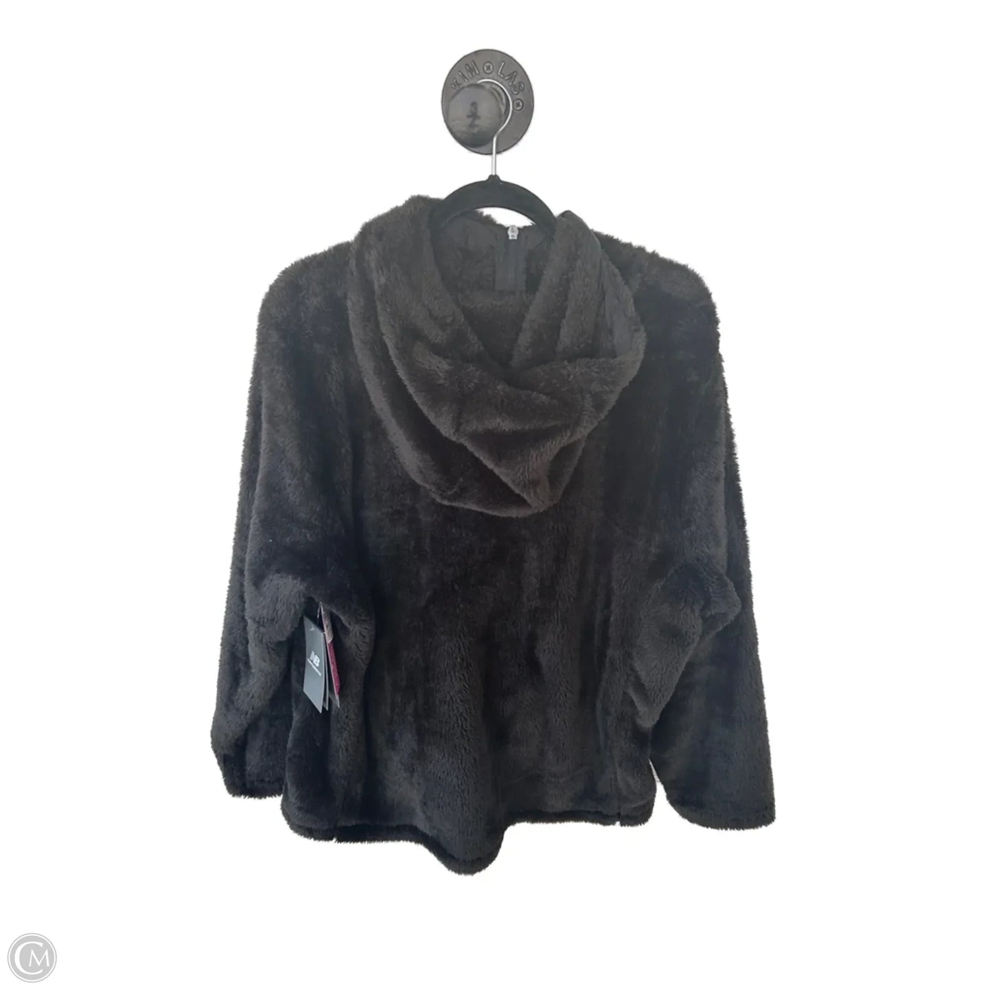 Jacket Faux Fur & Sherpa By New Balance In Black, Size: 2x