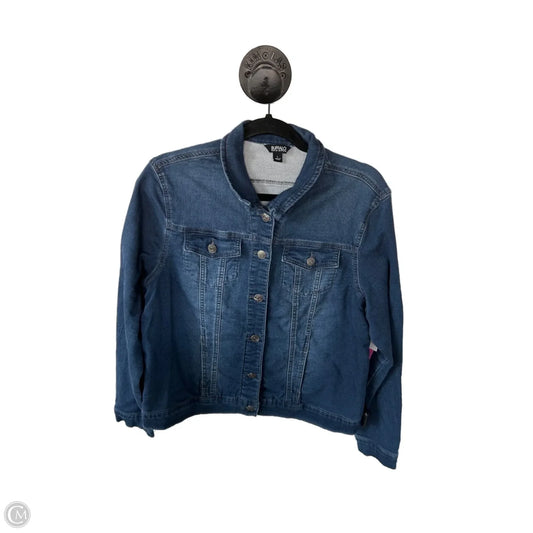 Jacket Denim By Buffalo David Bitton In Blue Denim, Size: L