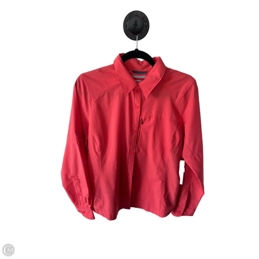 Top Long Sleeve By Columbia In Pink, Size: L