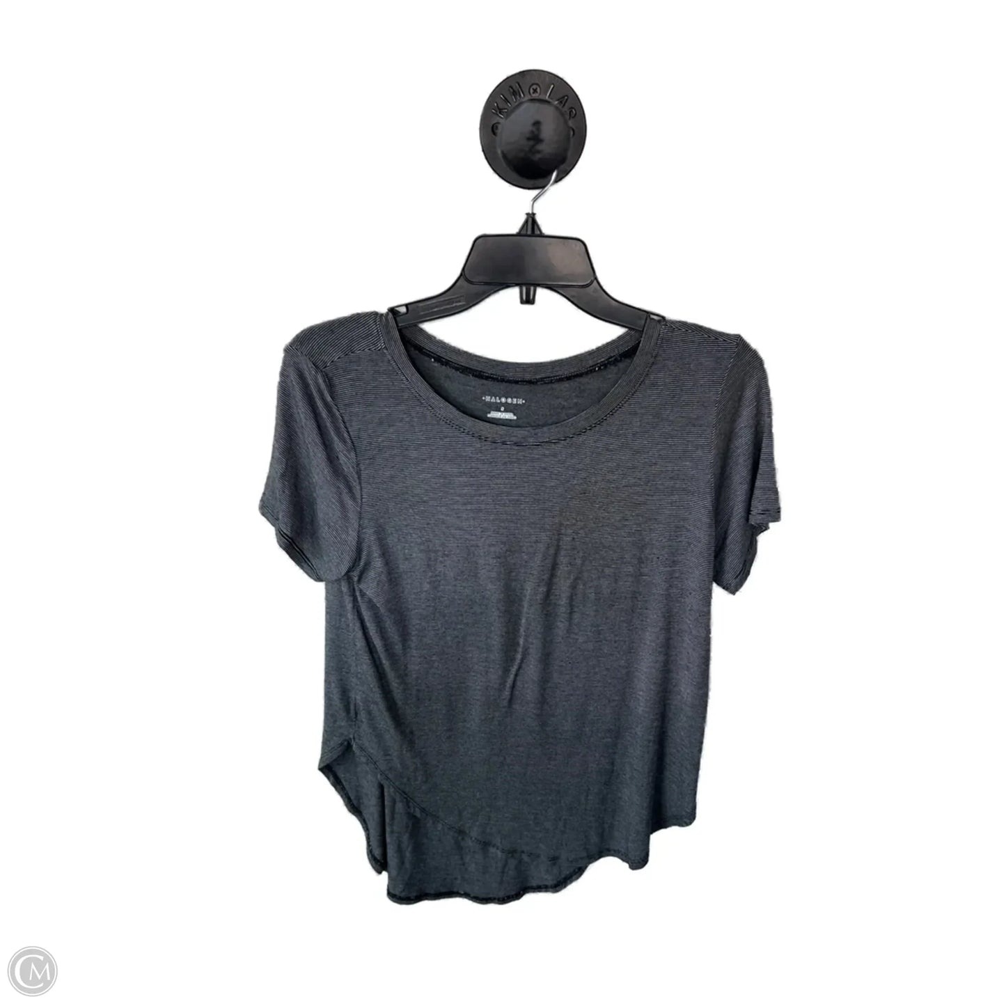 Top Short Sleeve Basic By Halogen In Grey, Size: S