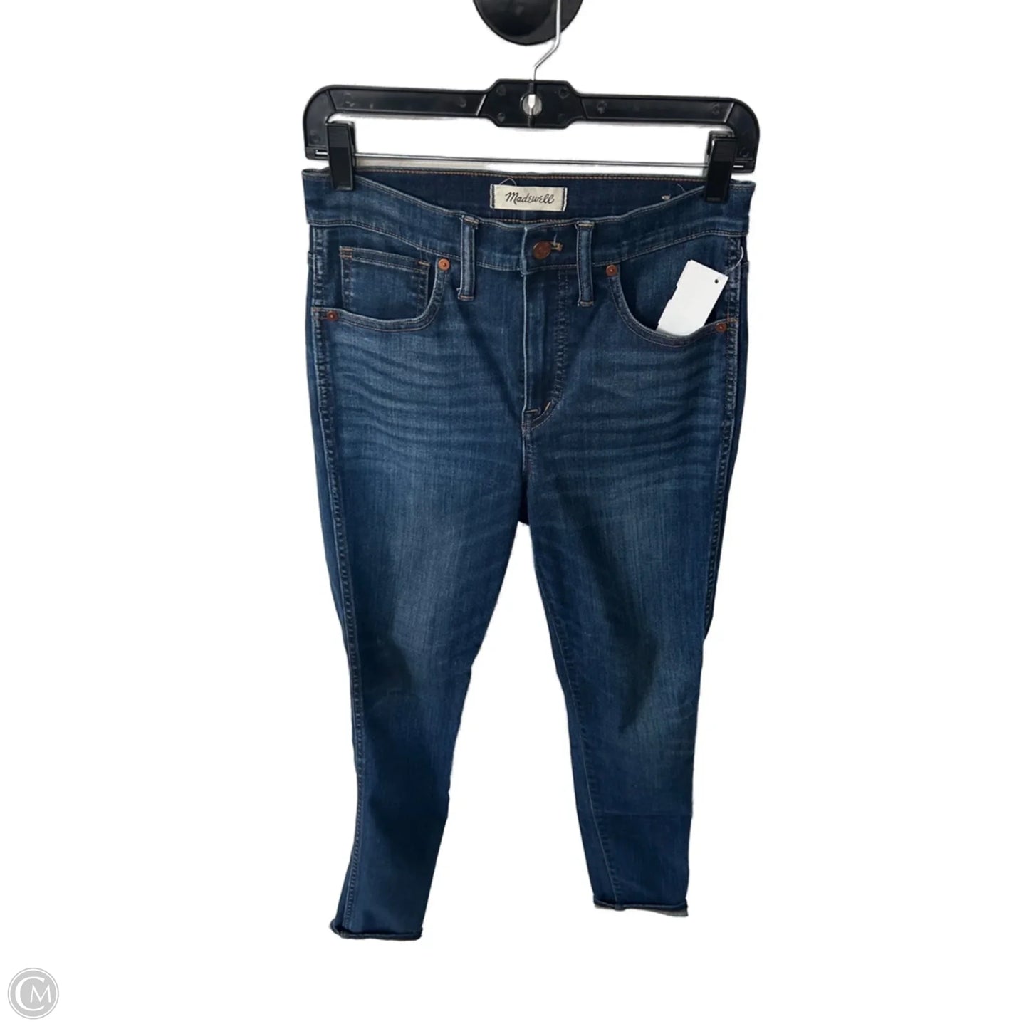 Jeans Skinny By Madewell In Blue Denim, Size: 4
