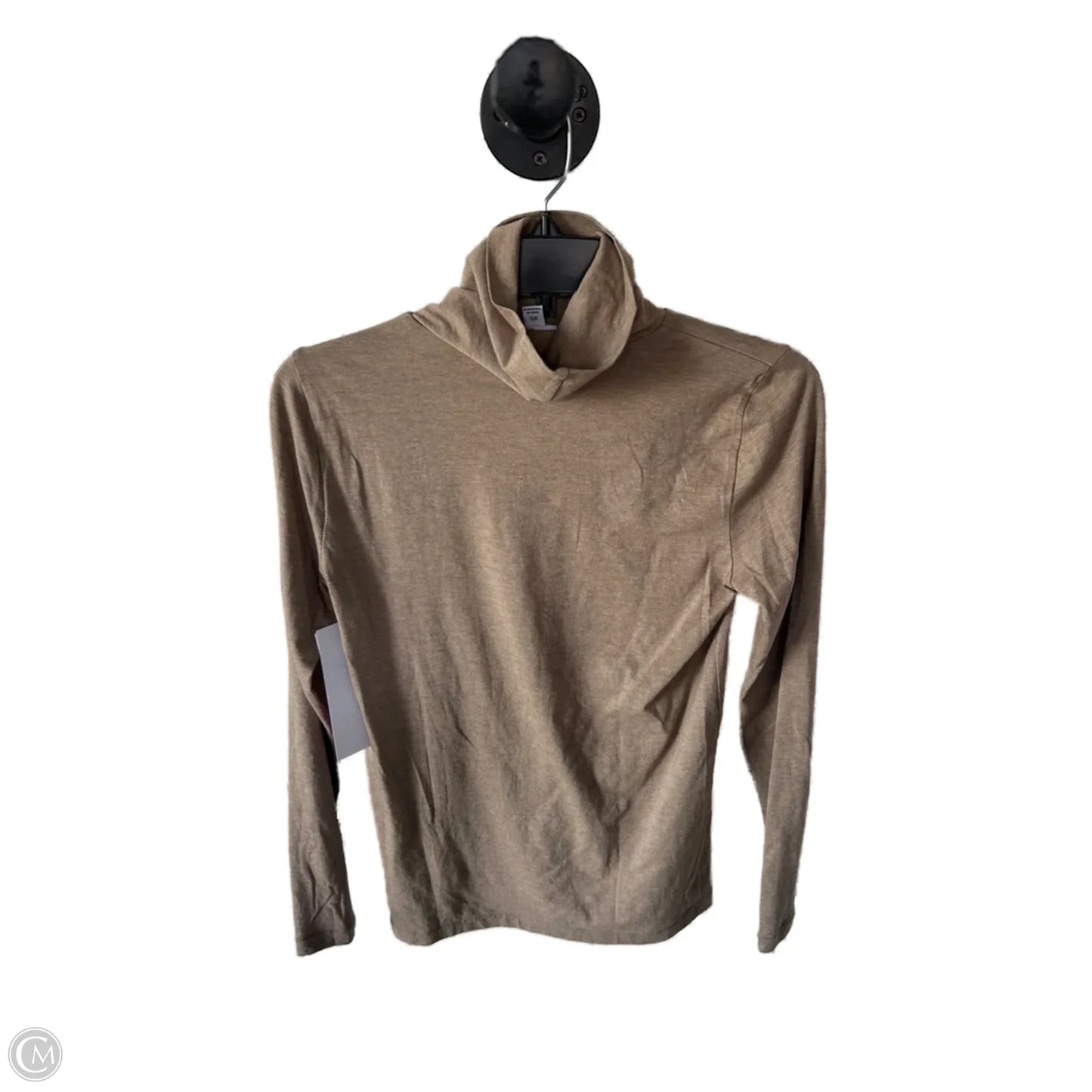 Top Long Sleeve Basic By J. Crew In Tan, Size: Xs