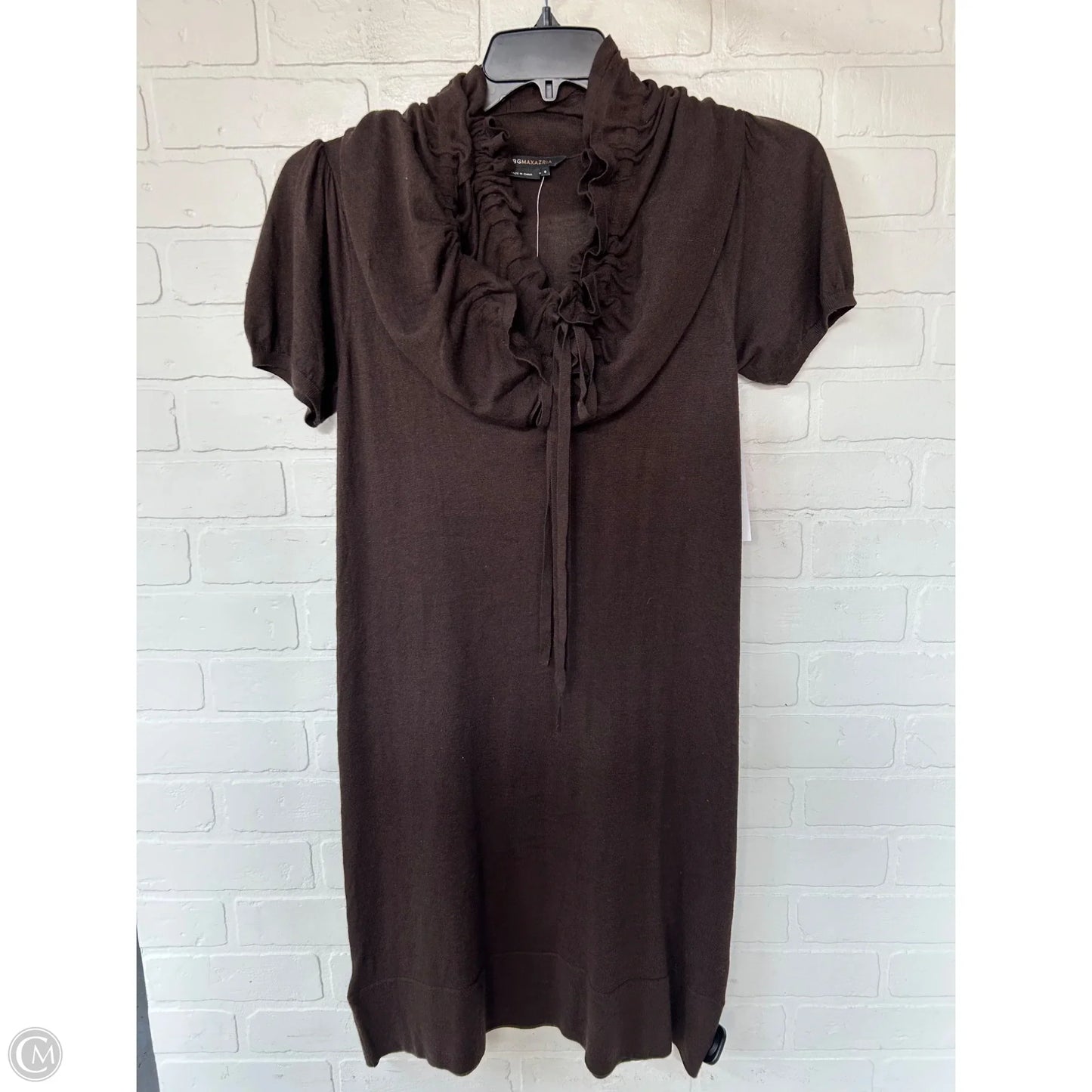 Dress Casual Short By Bcbgmaxazria In Brown, Size: S
