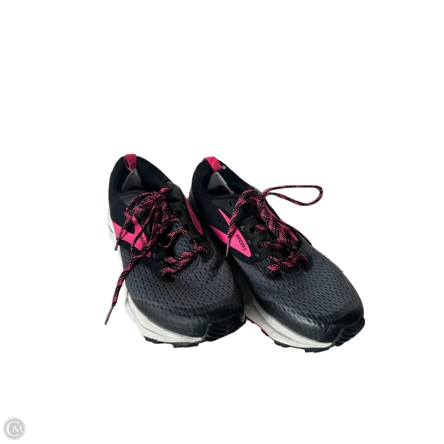 Shoes Athletic By Brooks In Grey & Pink, Size: 8.5