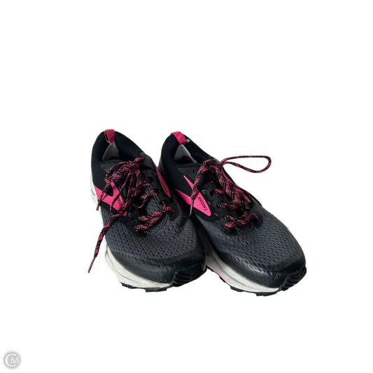 Shoes Athletic By Brooks In Grey & Pink, Size: 8.5