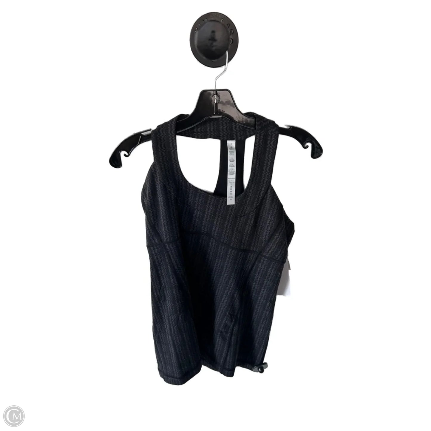 Athletic Tank Top By Lululemon In Black, Size: M