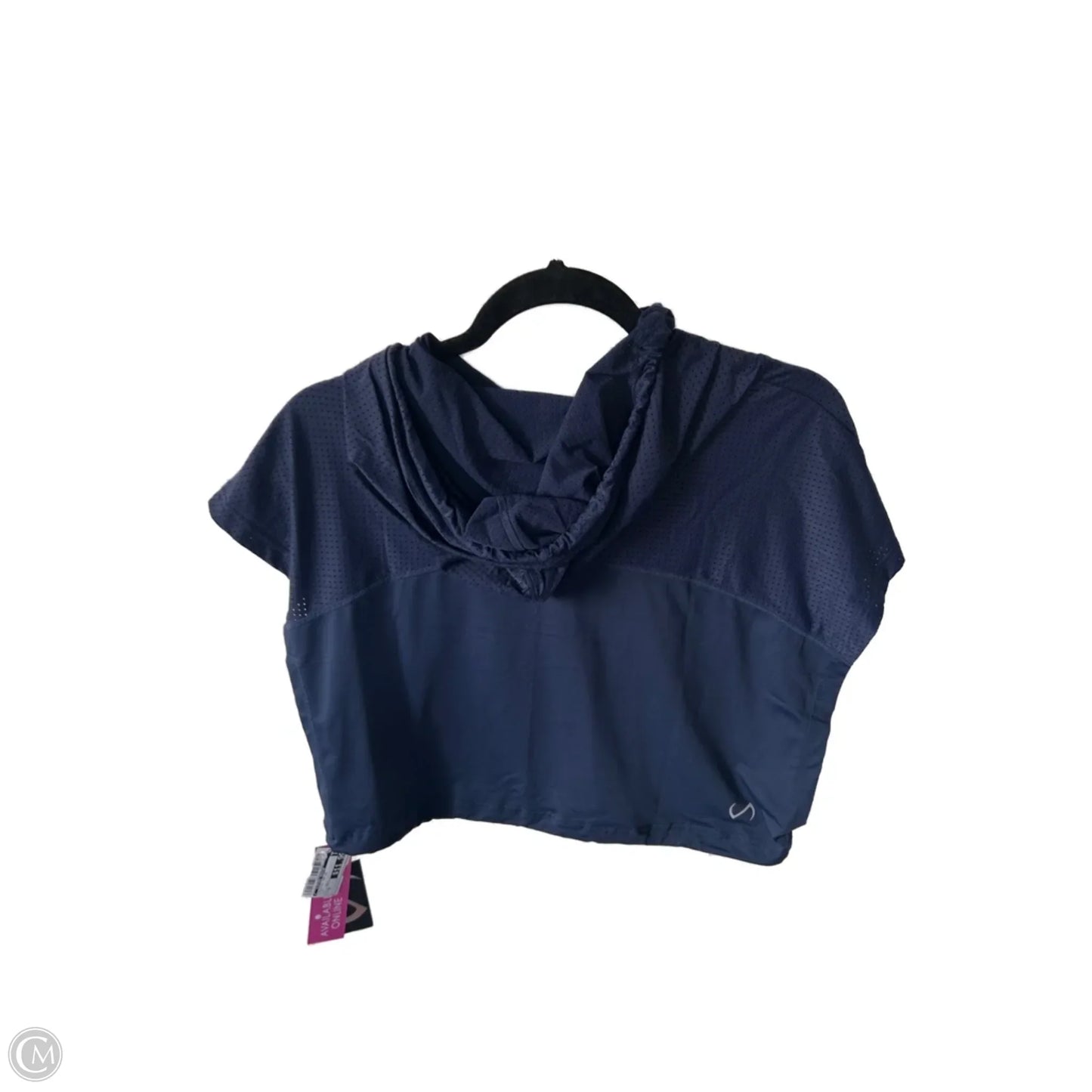 Athletic Top Short Sleeve By Clothes Mentor In Blue, Size: M