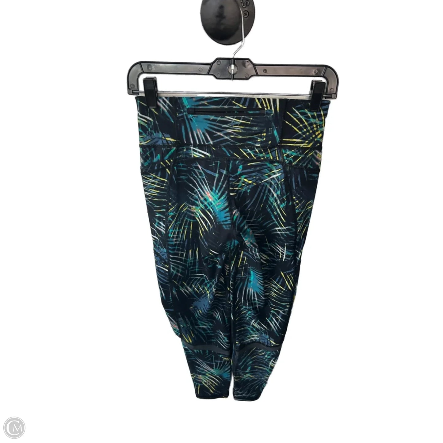 Athletic Leggings By Sweaty Betty In Black & Blue, Size: 4