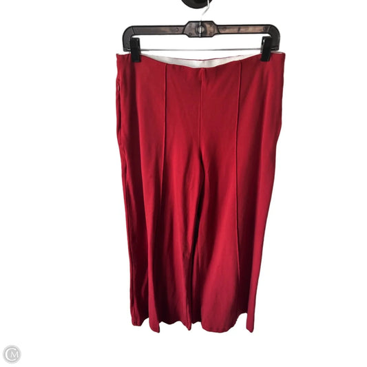Pants Wide Leg By Lands End In Red, Size: 6