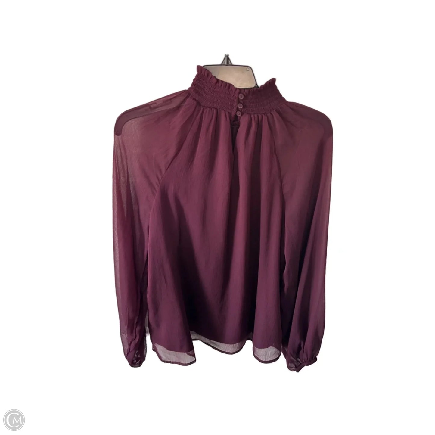 Top Long Sleeve By Joie In Red, Size: S