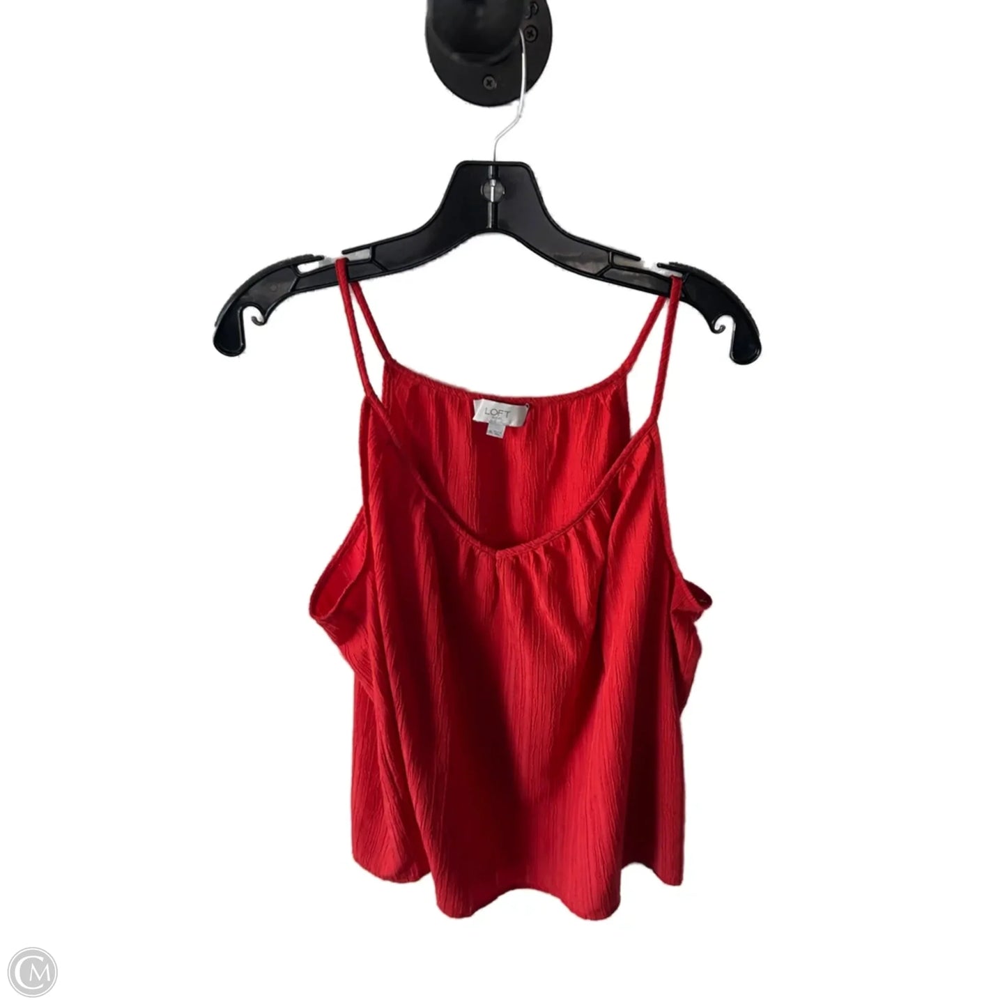 Top Sleeveless By Loft In Red, Size: Xl