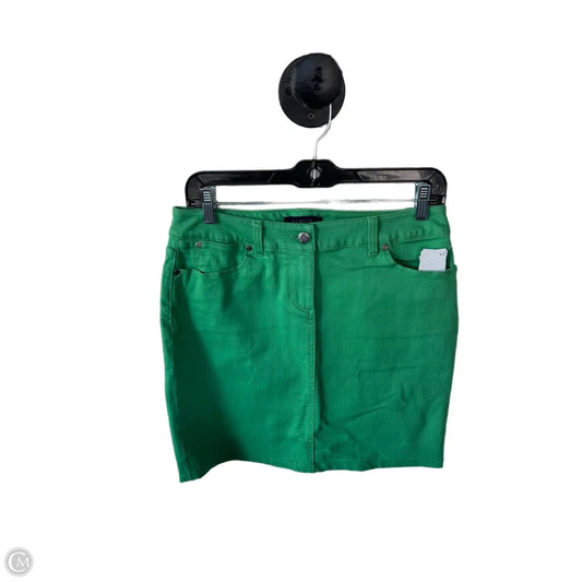 Skirt Mini & Short By Talbots In Green, Size: 4p
