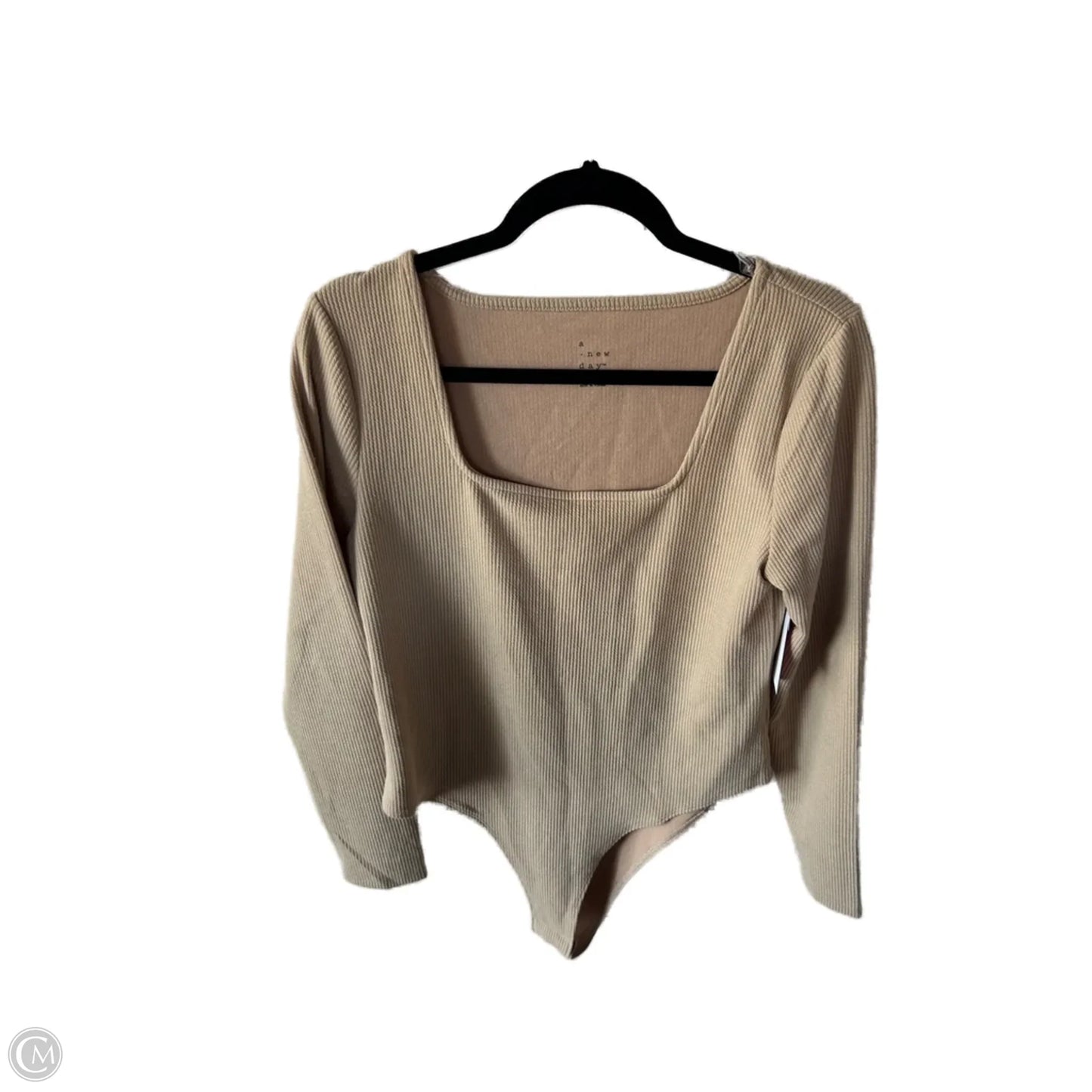 Bodysuit By A New Day In Tan, Size: Xl