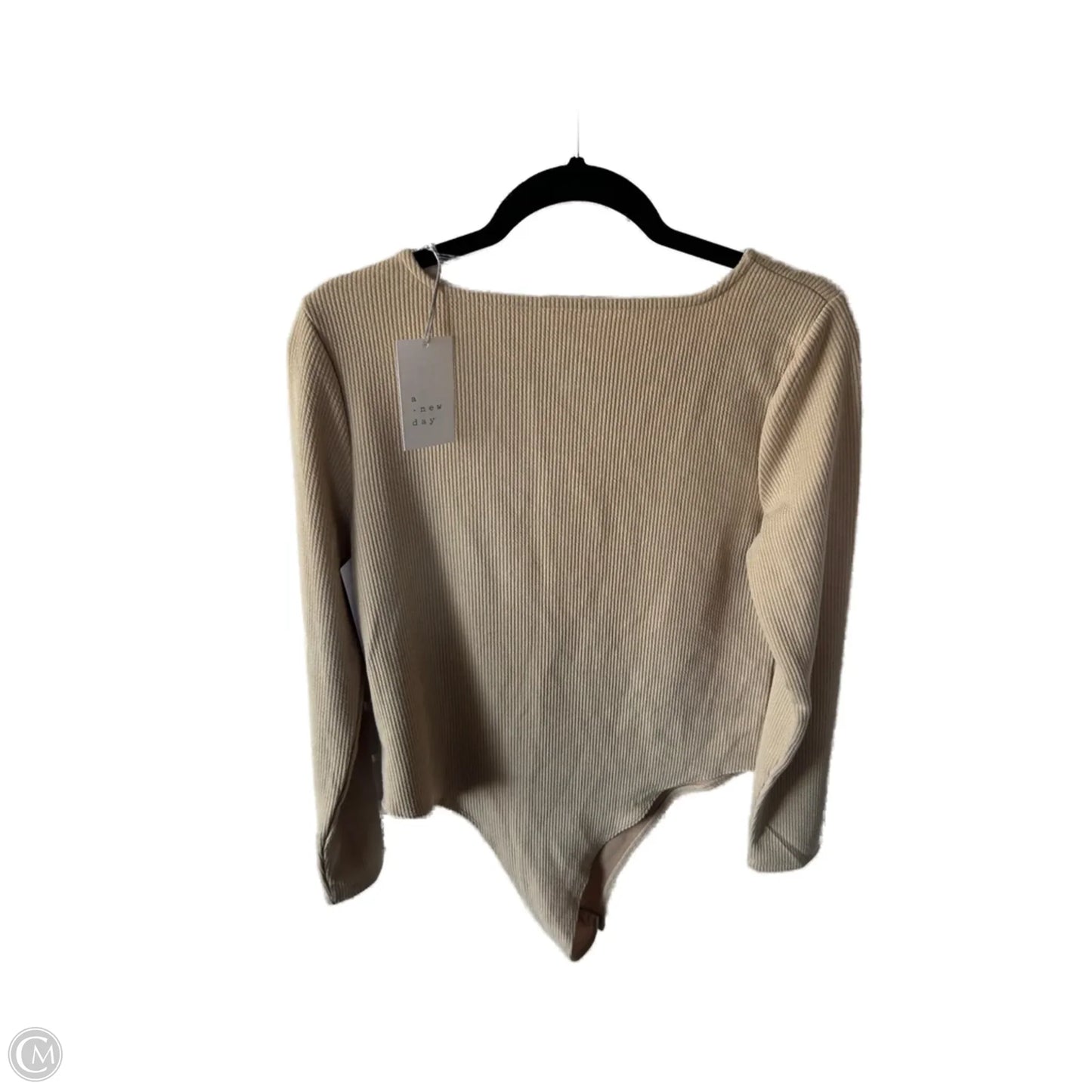 Bodysuit By A New Day In Tan, Size: Xl