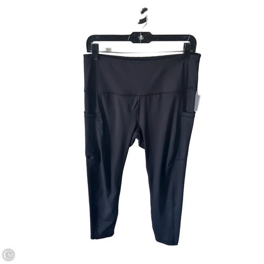 Athletic Leggings By 90 Degrees By Reflex In Black, Size: 16