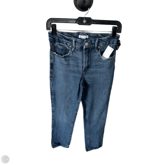 Jeans Straight By Good American In Blue Denim, Size: 2