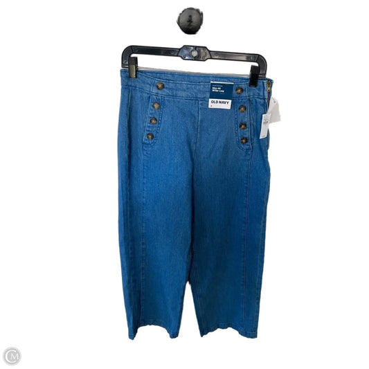 Jeans Wide Leg By Old Navy In Blue Denim, Size: 6