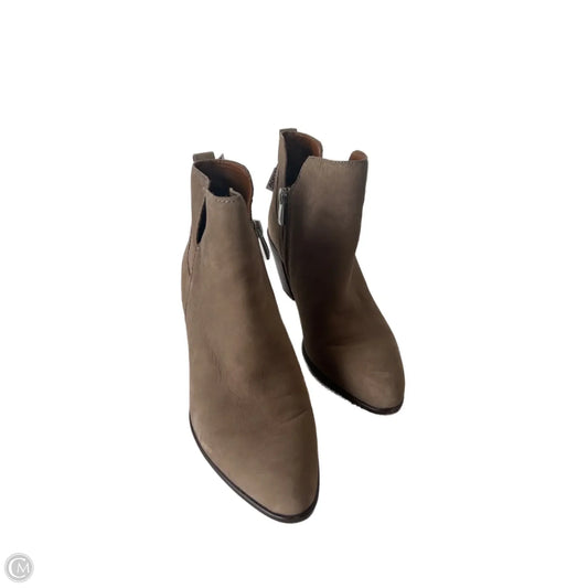 Boots Ankle Heels By Franco Sarto In Brown, Size: 6
