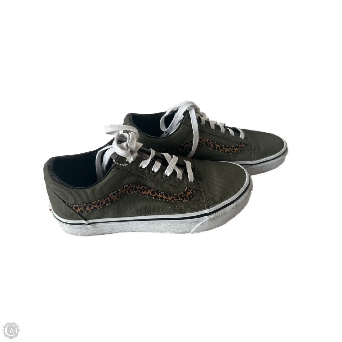 Shoes Sneakers By Vans In Green, Size: 6.5