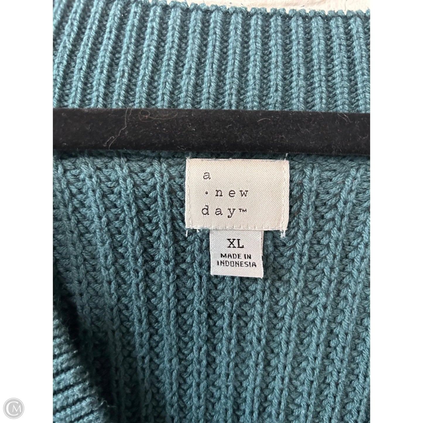 Sweater By A New Day In Green, Size: Xl
