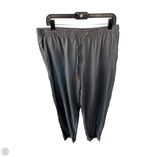 Pants Linen By Ellen Tracy In Grey, Size: 8
