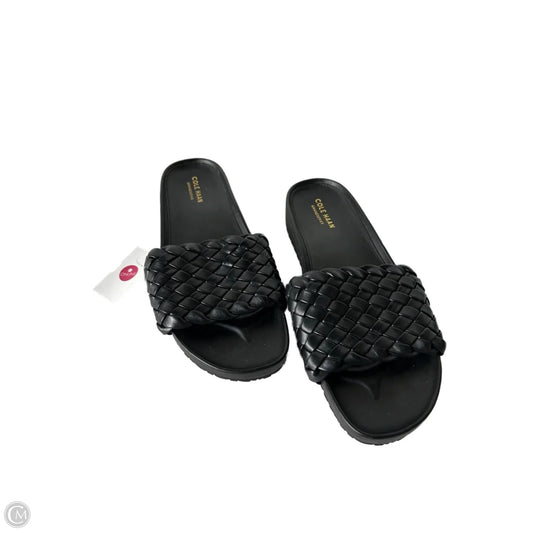 Sandals Flats By Cole-haan In Black, Size: 8