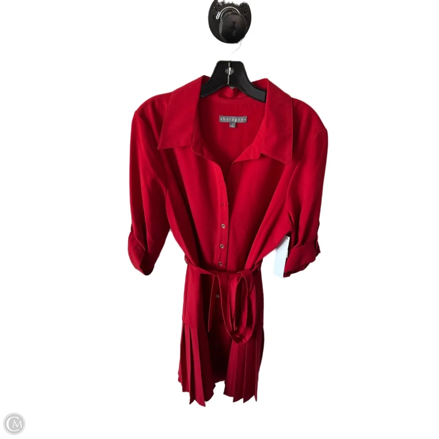 Dress Casual Midi By Sharagano In Red, Size: Xl