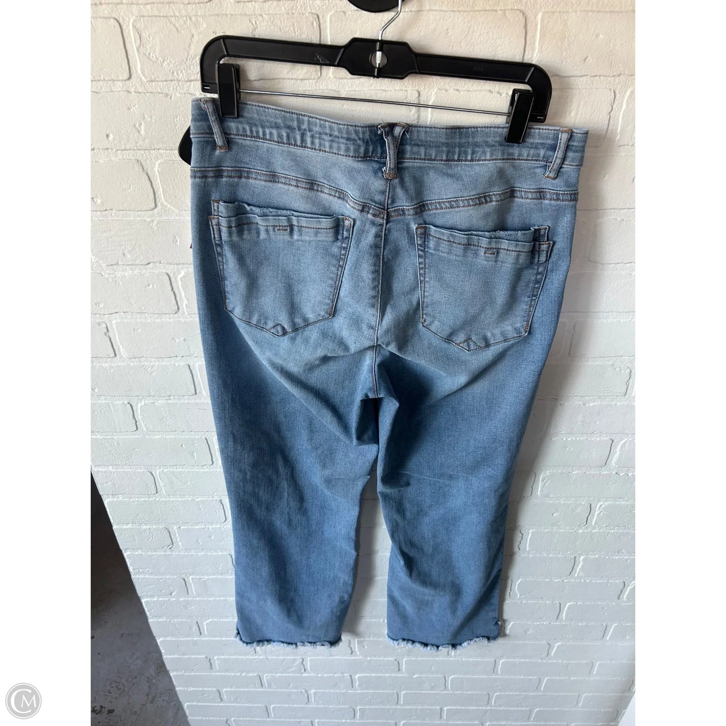 Jeans Straight By Democracy In Blue Denim, Size: 12