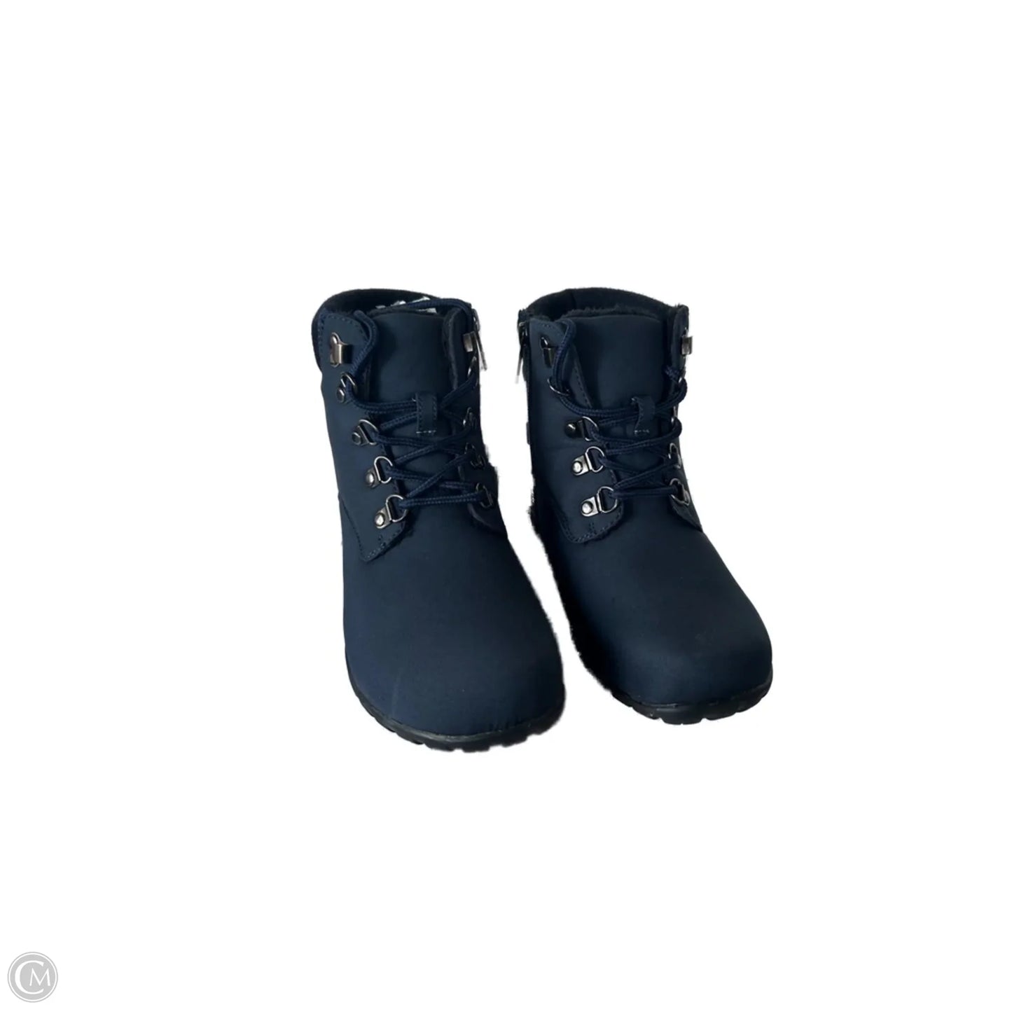 Boots Ankle Flats By Clothes Mentor In Blue, Size: 7