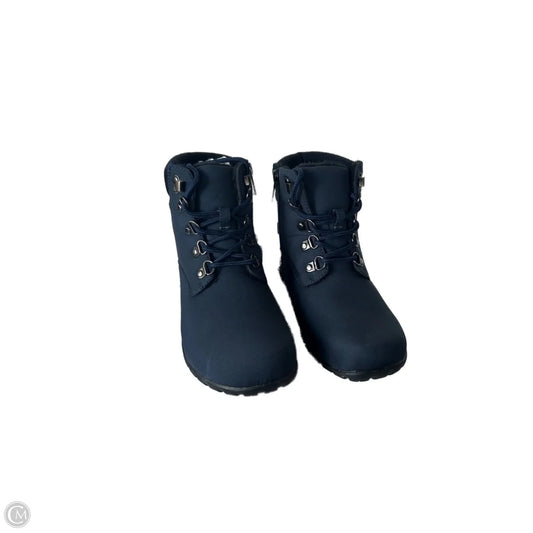 Boots Ankle Flats By Clothes Mentor In Blue, Size: 7