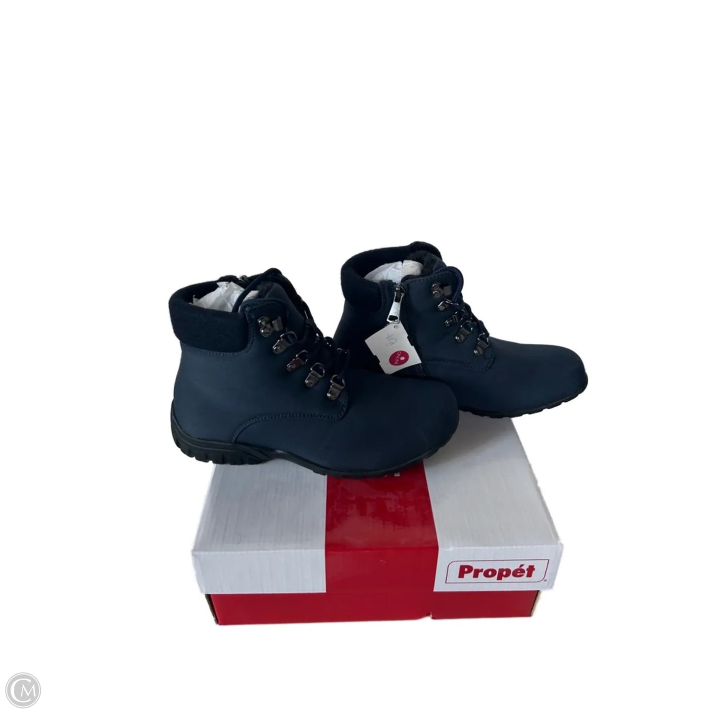 Boots Ankle Flats By Clothes Mentor In Blue, Size: 7