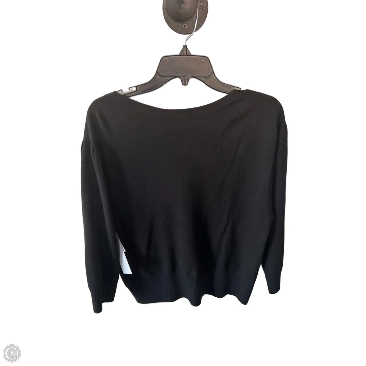 Sweater Cardigan By Apt 9 In Black, Size: Xl