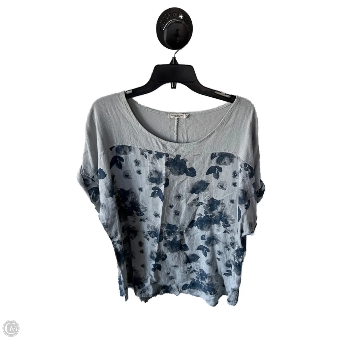 Top Short Sleeve By Clothes Mentor In Grey, Size: 1x
