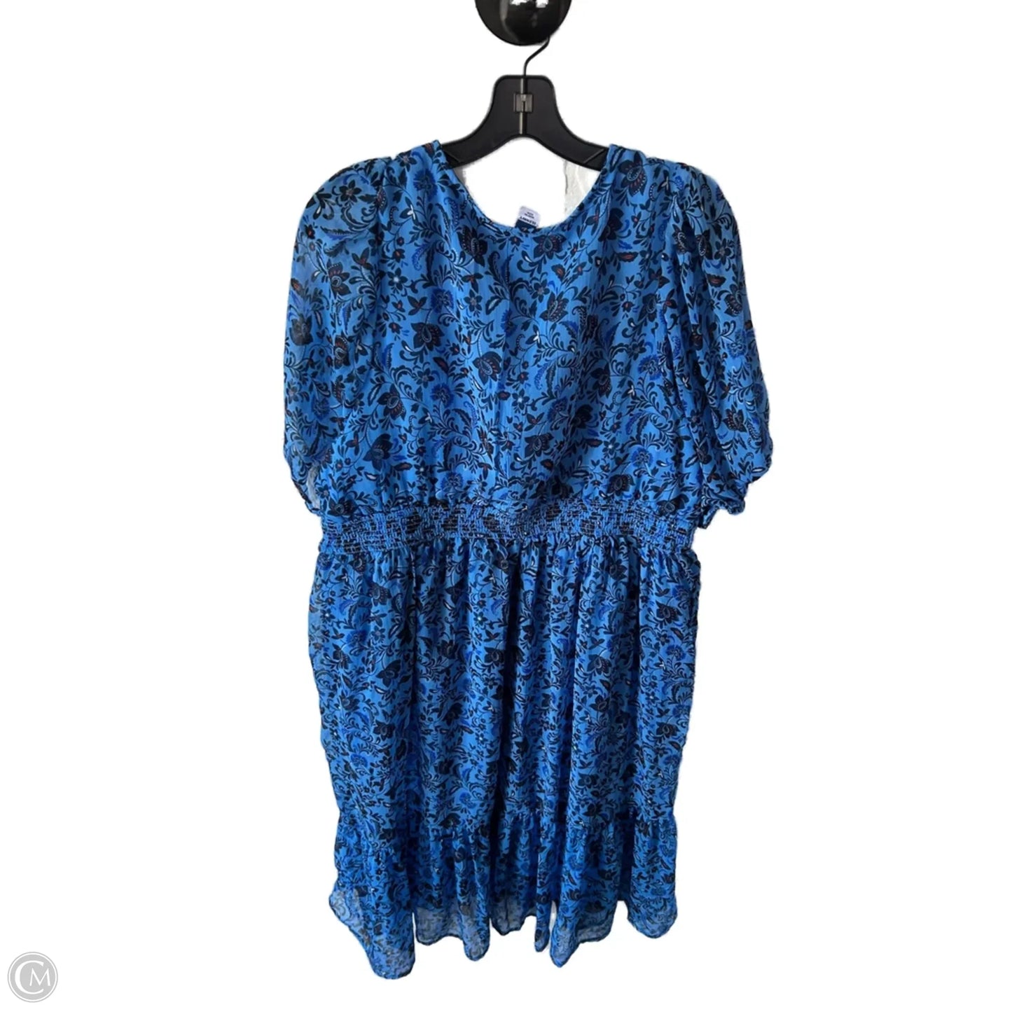 Dress Casual Midi By Old Navy In Blue, Size: Xl