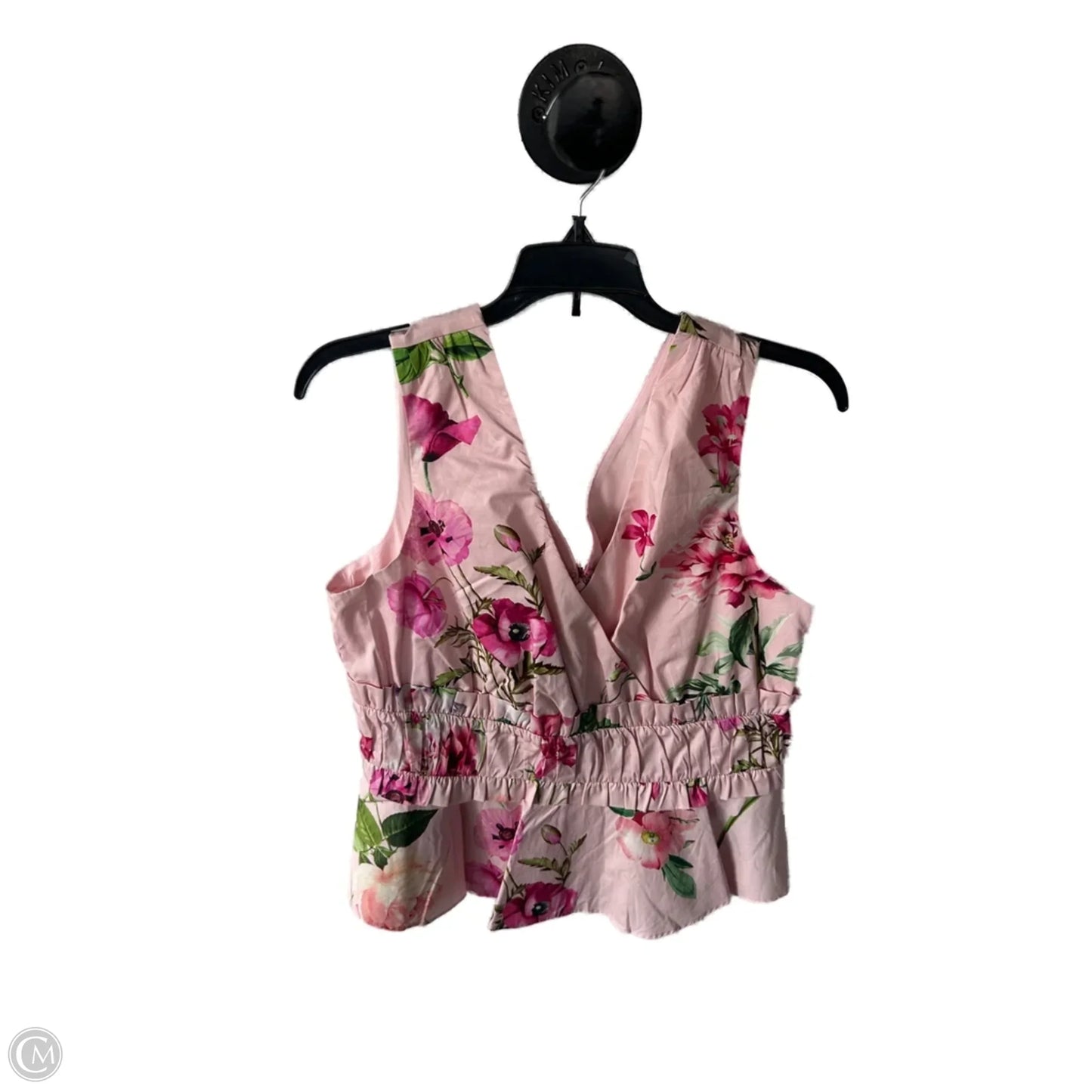 Top Sleeveless By Express In Pink, Size: M